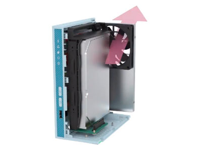 Ventilador de refrigeração para fluxo de calor no storage