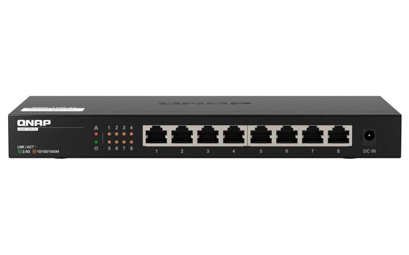 QSW-1108-8T Qnap - Switch de 8x portas LAN 2,5GbE