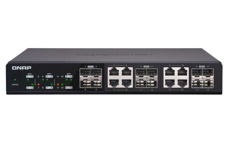 Qnap QSW-1208-8C - Switch 10GbE com 12 portas