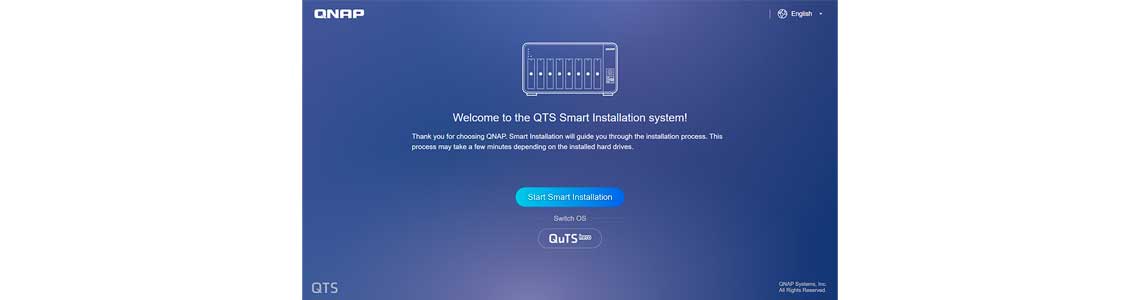 QTS, sistema operacional da Qnap