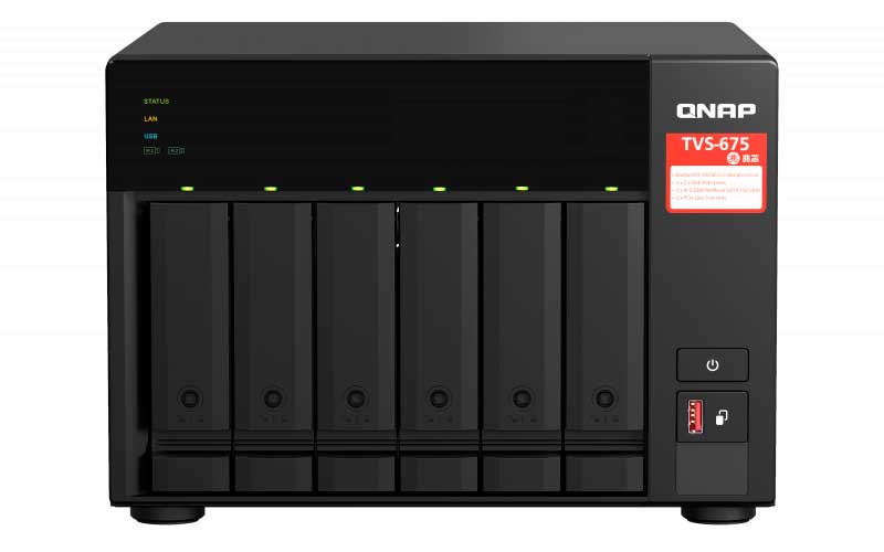 Qnap TVS-675 - Storage NAS 6 Baias Hot Swappable