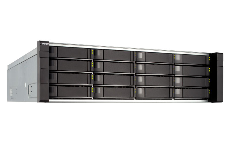 ES1640dc Qnap - Storage NAS Rackmount 16 baias p/ discos SAS