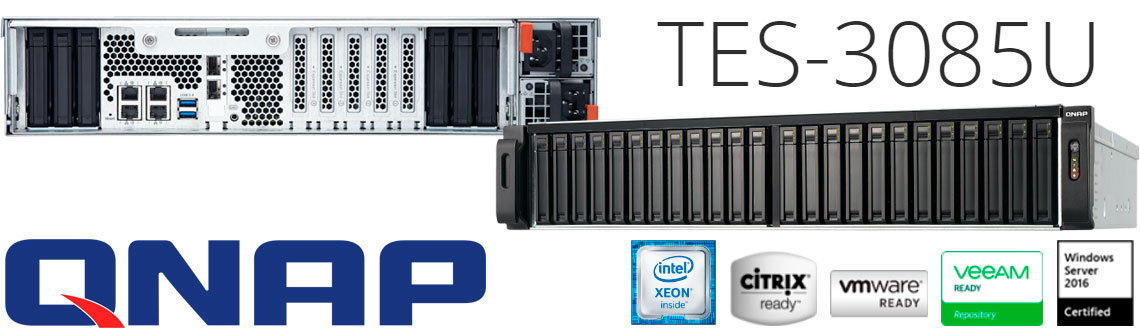 TES-3085U Storage ZFS, segurança para dados armazenados e alta performance com Intel Xeon D