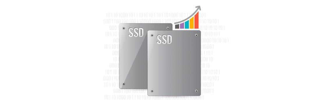 Cache SSD e tiering para maior eficiência de armazenamento 