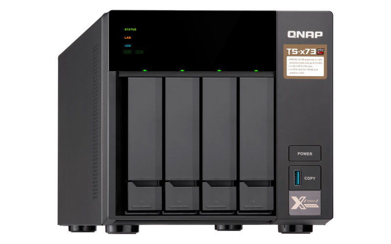 TS-473 Qnap - Storage NAS 4 bay Quad-Core 4GB RAM