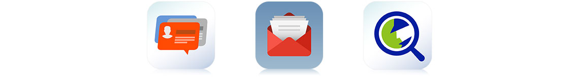 Centralização de e-mails e organização de contatos