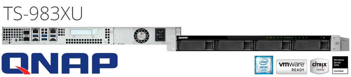 Qnap TS-983XU, 48TB num storage corporativo