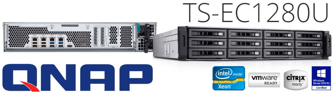 TS-EC1280U-RP, um servidor NAS com 72TB