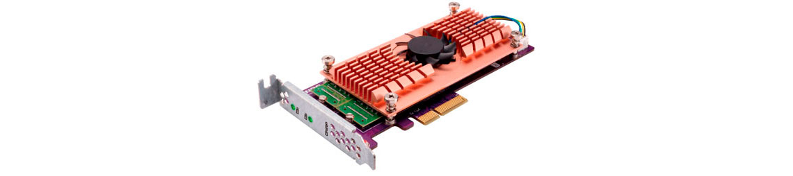 10GbE e placa QM2 com conectividade SSD M.2